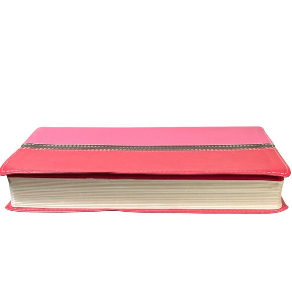 Busy Mom’s Bible New International Version 2011 NIV Pink Red Leather Soft Daily - Picture 11 of 16